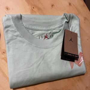 Jordan Michael Jordan Oversized Graphic Print Light Green Women's T-Shirt XL